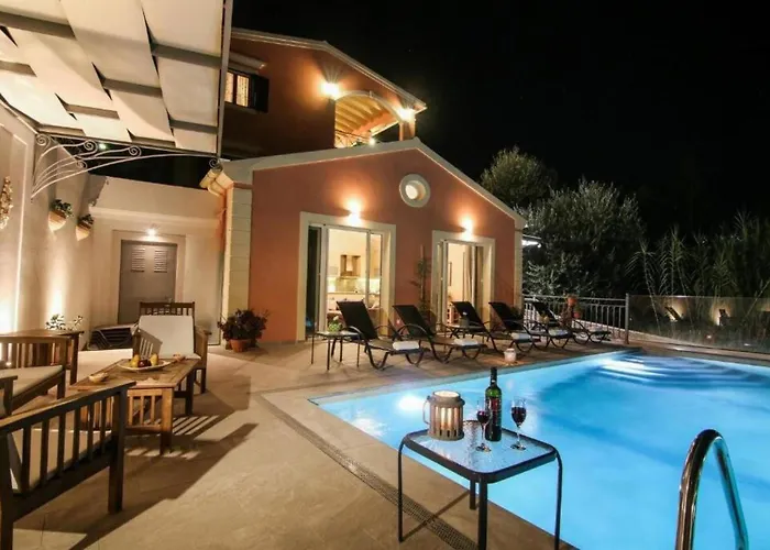 Jewel Private Pool In Corfu Island Alykes Potamou