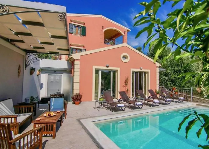 Jewel Private Pool In Corfu Island * Alykes Potamou