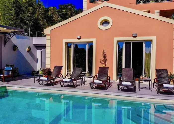 Jewel Private Pool In Corfu Island Villa *