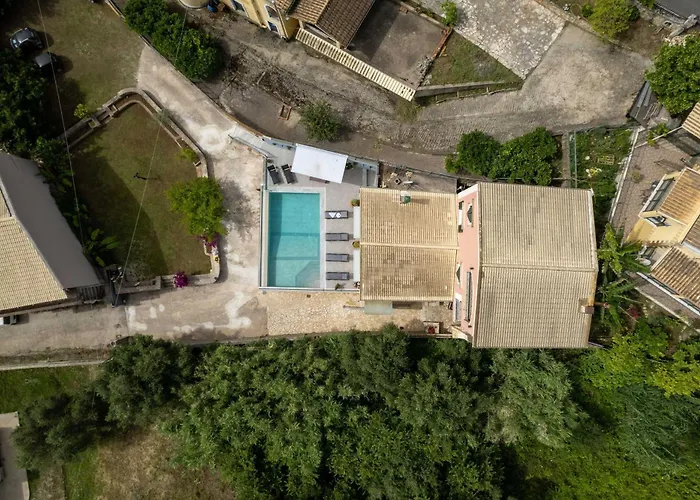 Villa Jewel Private Pool In Corfu Island Alykes Potamou