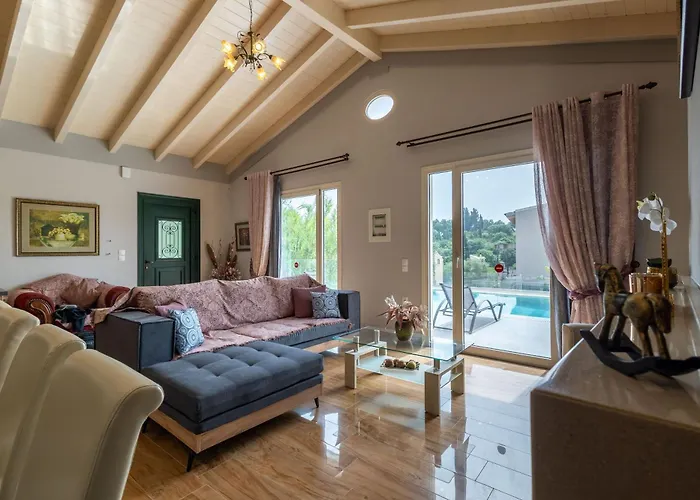 Villa Jewel Private Pool In Corfu Island Alykes Potamou
