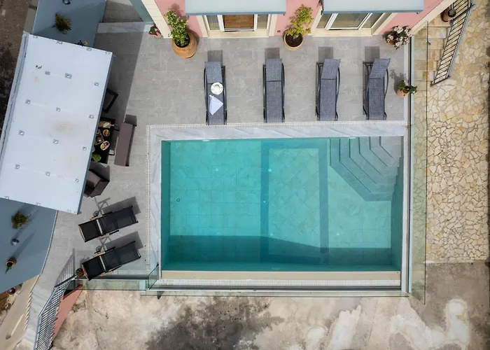 Jewel Private Pool In Corfu Island Alykes Potamou