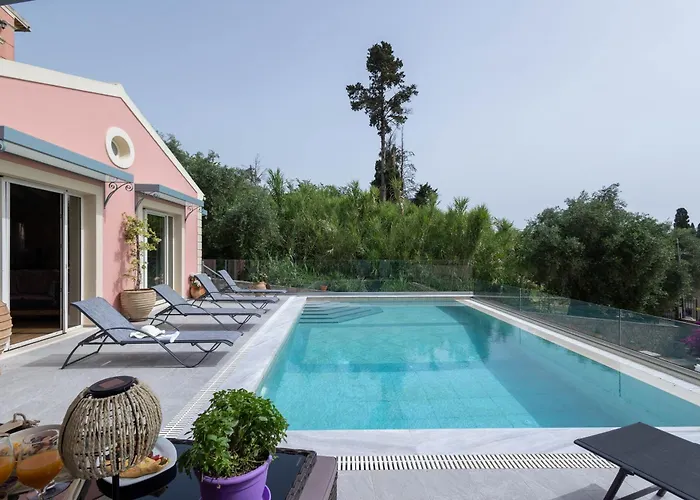 Jewel Private Pool In Corfu Island * Alykes Potamou