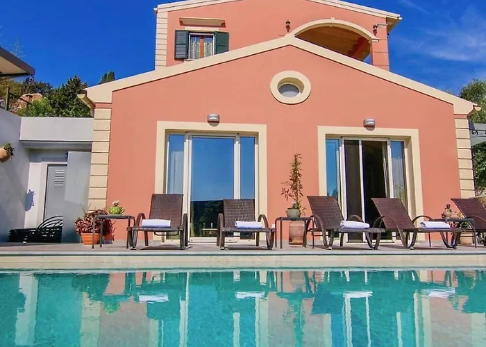 Jewel Private Pool In Corfu Island * Alykes Potamou