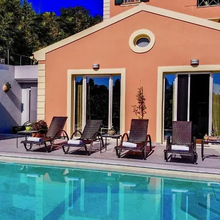 Jewel Private Pool In Corfu Island Villa *